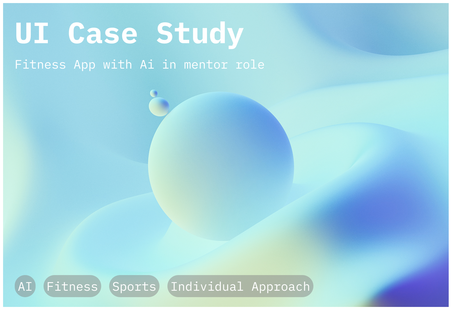 [ui] UX/UI Design for a Fitness App with AI Functionality (Part 1)