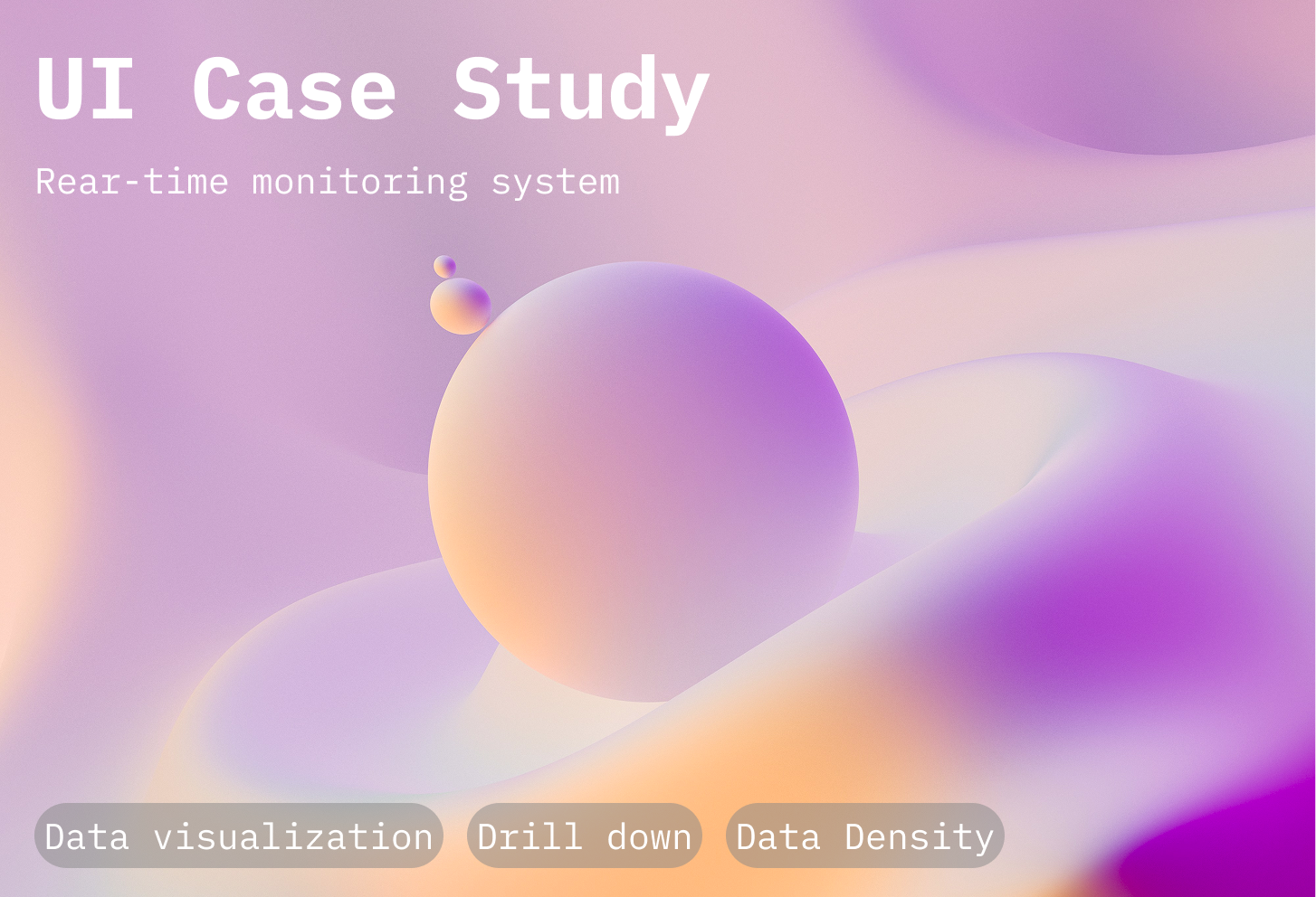 [ui] Large scale drill down real-time monitoring